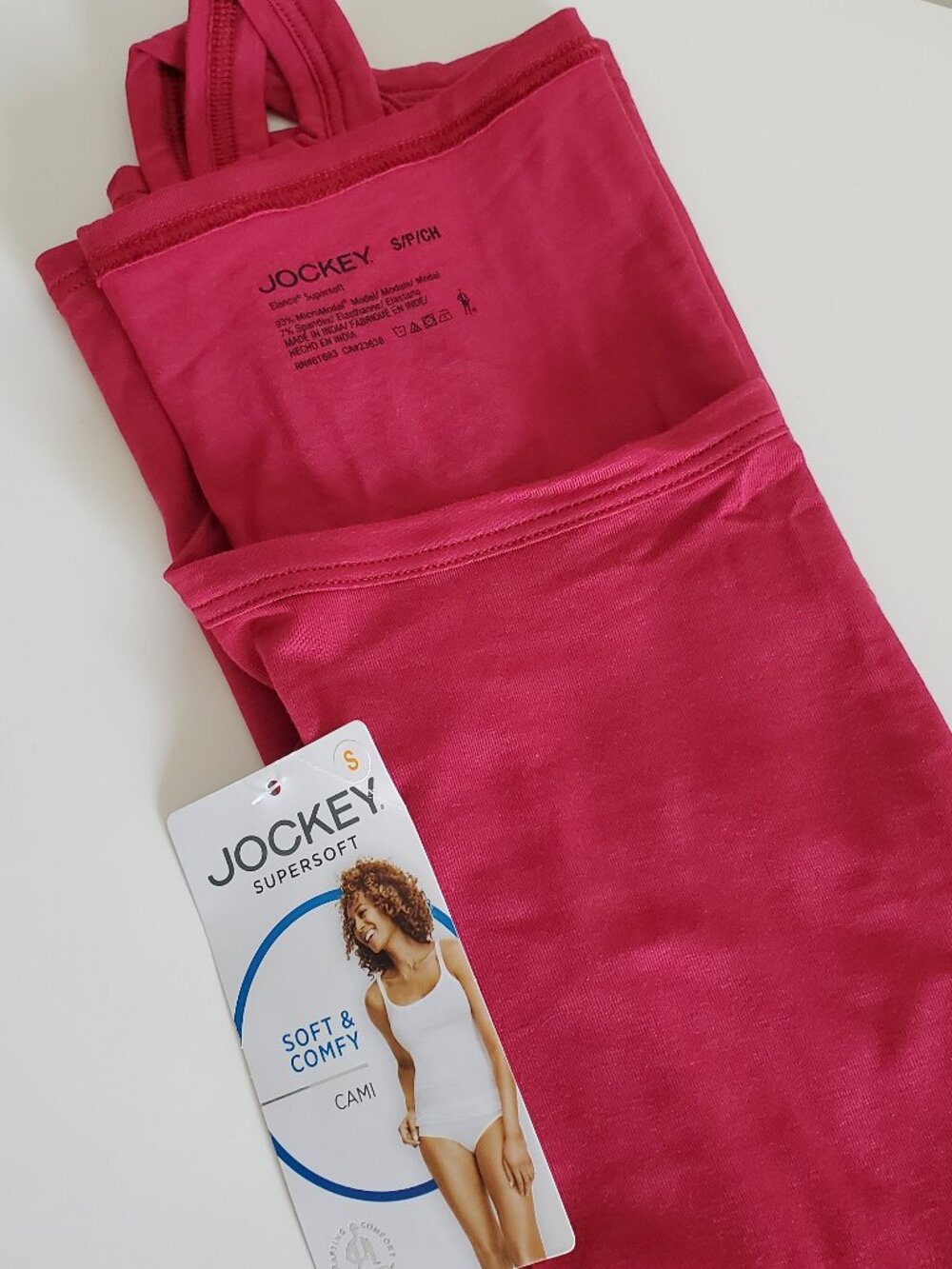 (NEW) Jockey Supersoft Cami, Size S